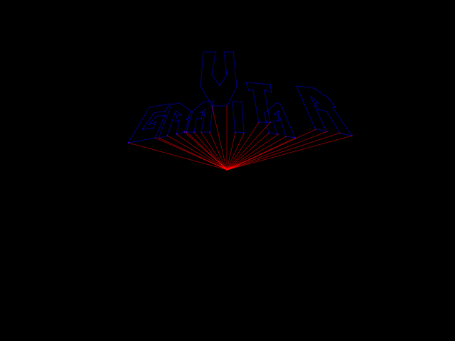 Gravitar (version 3) Title Screen